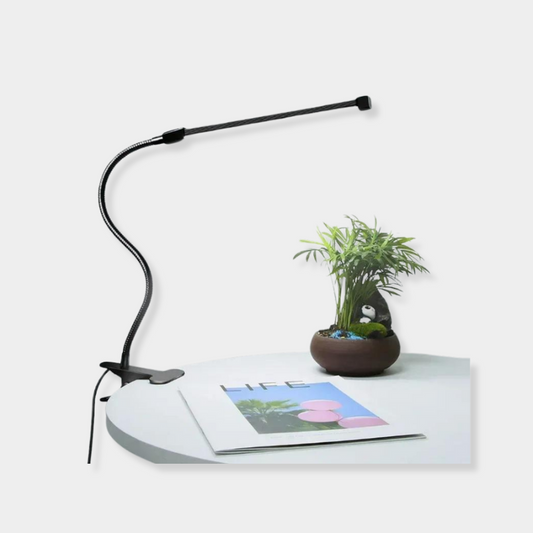 Black Led Clip Desk Lamp